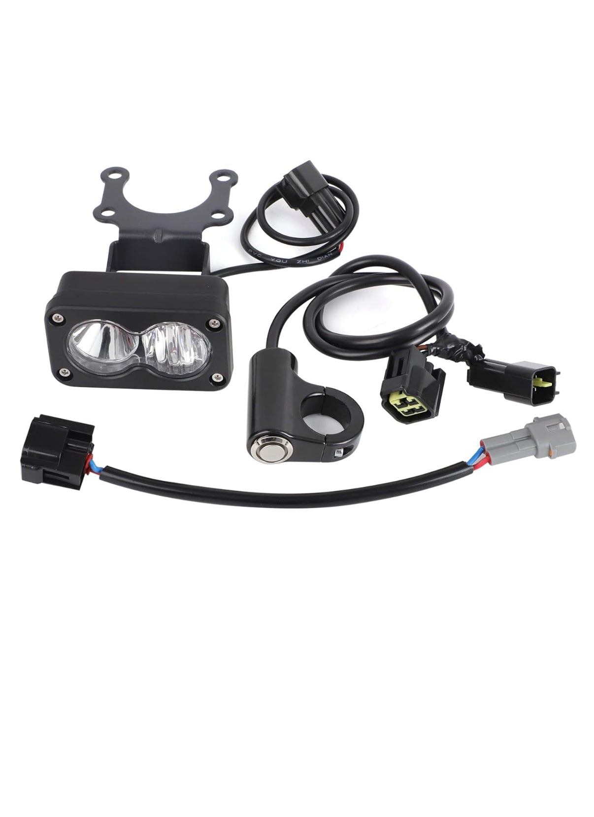 Emoto headlight with on/off switch