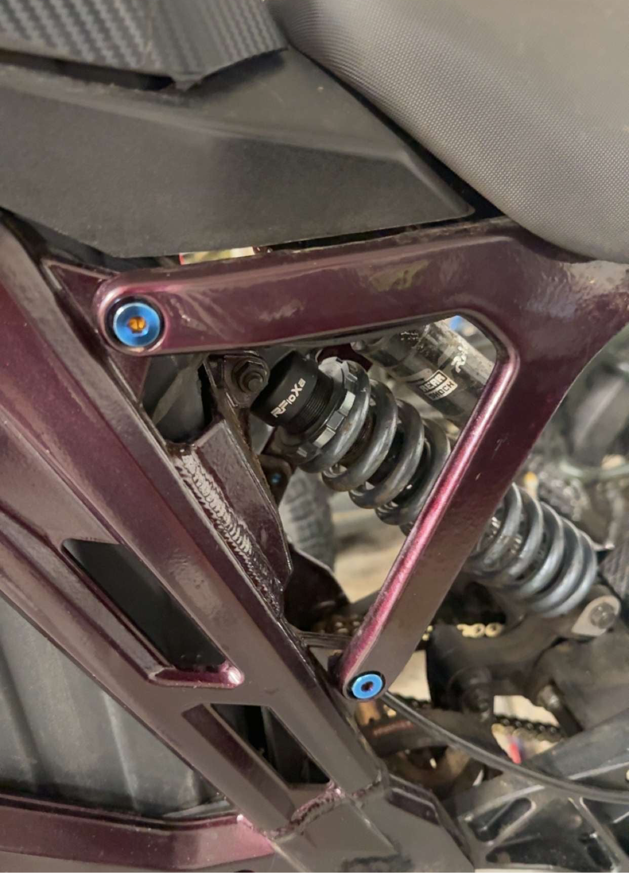 E ride pro subframe titanium(4pc)