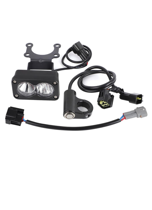 Emoto headlight with on/off switch